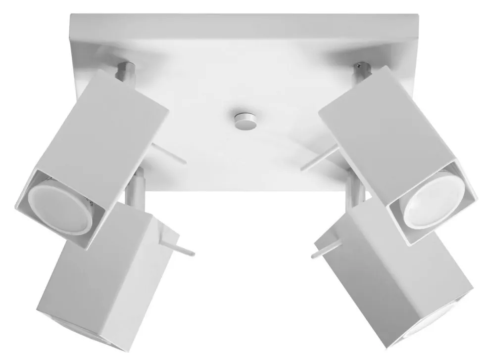 LED Deckenspot Weiß MERIDA - 4 x GU10 Fassung - exkl. LED's