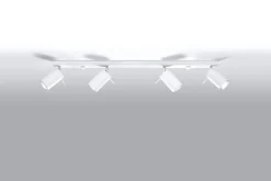 LED Deckenspot Weiß RING - 4 x GU10 Fassung - exkl. LED's