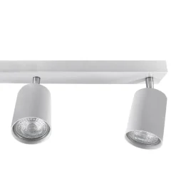 LED Deckenspot Weiß - 6 verstellbare GU10 Fassungen für LED Spots - exkl. LED Spot