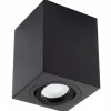 LED Deckenspot - Wüfel viereckig - Schwarz - mit GU10 Fassung - schwenkbar - exkl. LED Spot