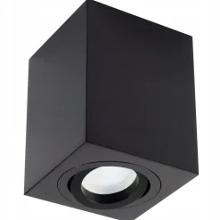 LED Deckenspot - Wüfel viereckig - Schwarz - mit GU10 Fassung - schwenkbar - exkl. LED Spot