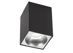 LED Deckenspot - Würfel Mattschwarz 95x95x138 mm - exkl. LED Spot