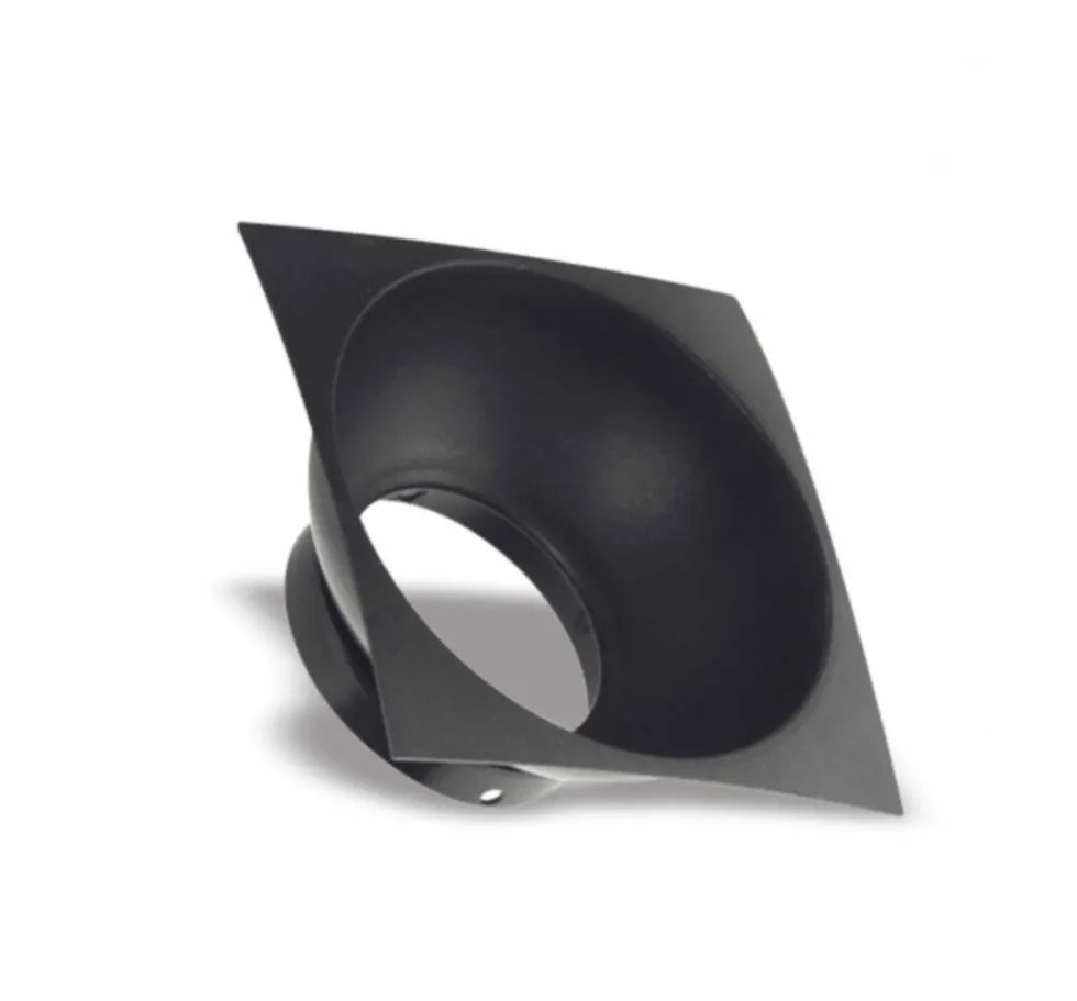 LED Deckenspot - Würfel Mattschwarz 95x95x138 mm - exkl. LED Spot