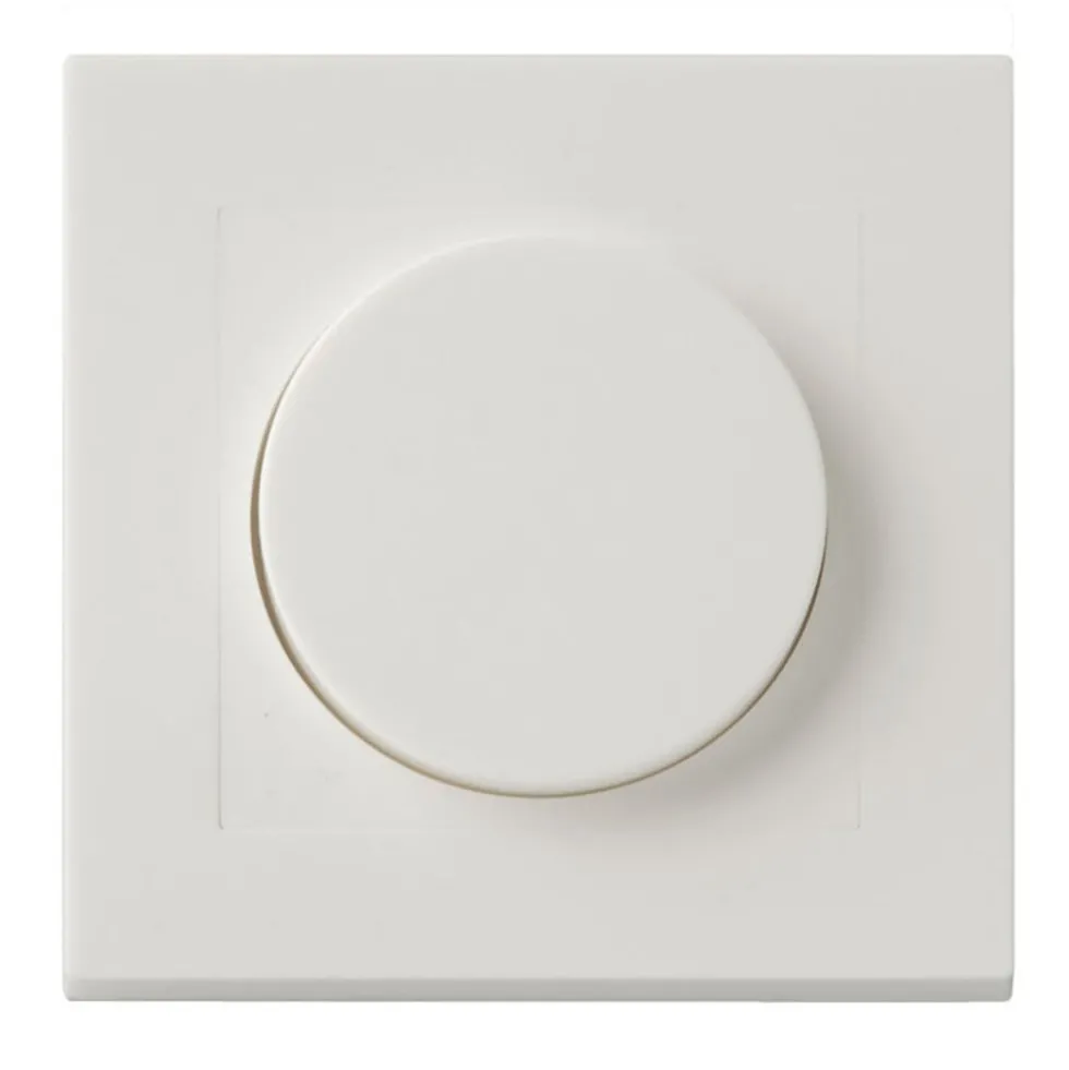 LED Dimmer Abdeckrahmen / Abdeckplatte Modern - 84x84mm