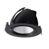 LED Downlight Bananenspot Schwarz - 23W 110Lm pro Watt - 4000K - 3 Jahre Garantie