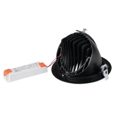 LED Downlight Bananenspot Schwarz - 33W 110Lm pro Watt - 4000K - 3 Jahre Garantie