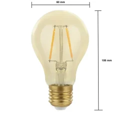 LED E27 - Fadenlampe - A60 - 2W - 2500K Extra Warmweiß