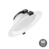LED Einbauspot dimmbar - Weiss - ORTHO - 15W - Sägegröße Ø170 - White switch
