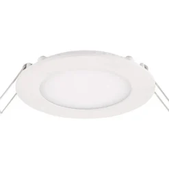 LED Einbauspot Downlight rund Aluminium - 3W entspricht 25W - Sägegröße 74mm - 3000K Warmweiß