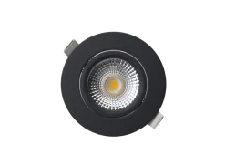 LED Einbauspot Schwarz - 5W 450Lm DIM - 2700K 927 Warmweiß - 5-Jahres-Garantie