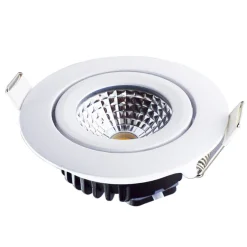 LED Einbauspot Weiß dimmbar - 5W entspricht 50W - schwenkbar - 2700K Warmweiß