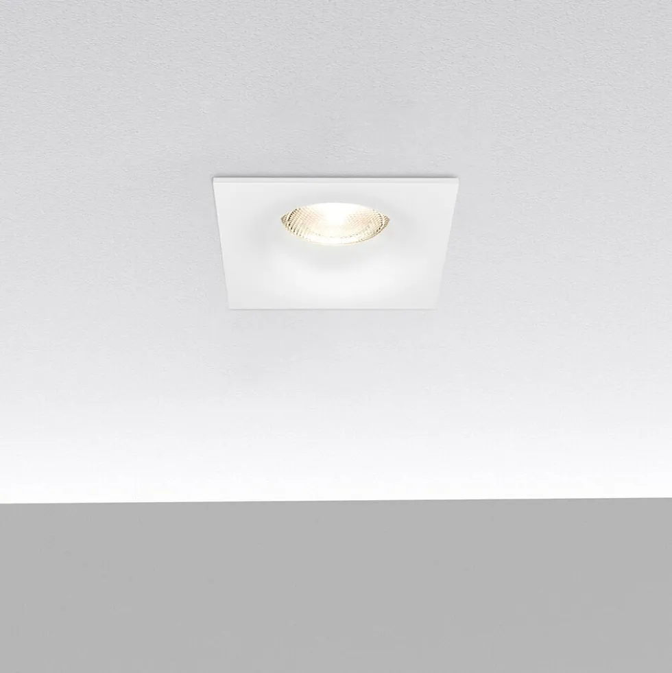 LED Einbauspot Weiß viereckig - für 1 GU10 LED Spot - exkl. LED Spot