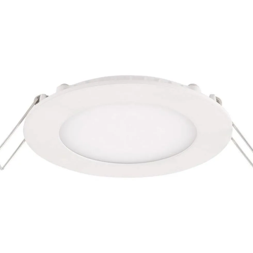 LED Einbaustrahler Downlight rund Aluminium - 3W entspricht 25W - Sägegröße 74mm - 3000K Warmweiß