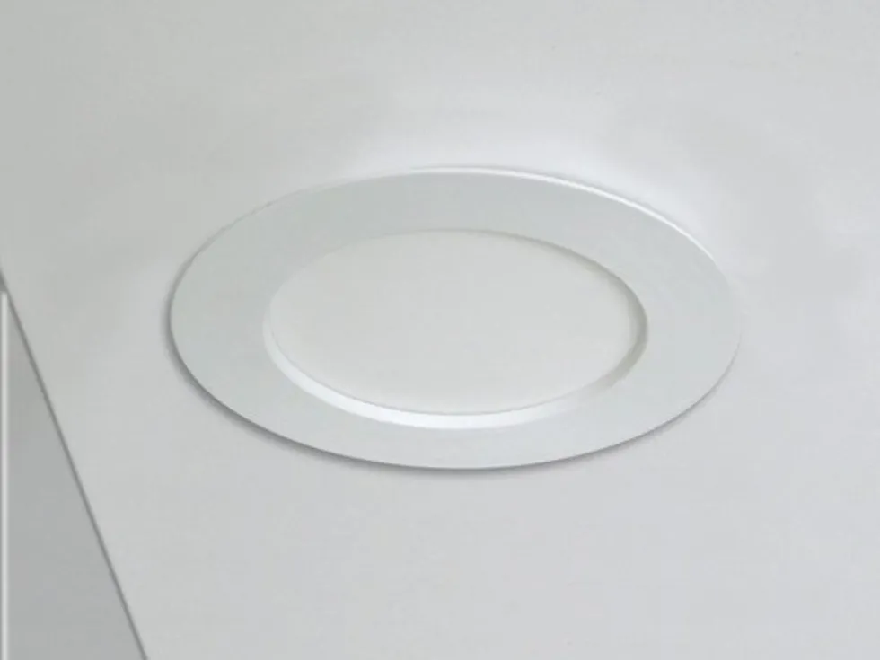 LED Einbaustrahler Downlight rund Aluminium - 3W entspricht 25W - Sägegröße 74mm - 3000K Warmweiß