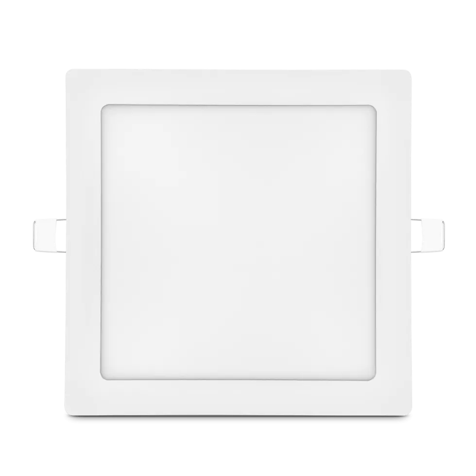 LED Einbaustrahler flach Eckig 115MM - 6W - Downlight rechteckig - 230V - 100x100mm