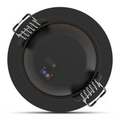 LED-Einbaustrahler - Schwarz - 4W - 3CCT - 3000K/4000K/6500K - 480lm - IP44 - 80mm - Neigbar - Dimmbar | Ausschnittgröße 68mm