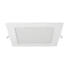 LED Einbaustrahler - Weiß Downlight Quadratisch 170mm - 12W 900Lm - 3000K 830 Warmweiß | Einbaumaß 150x150mm