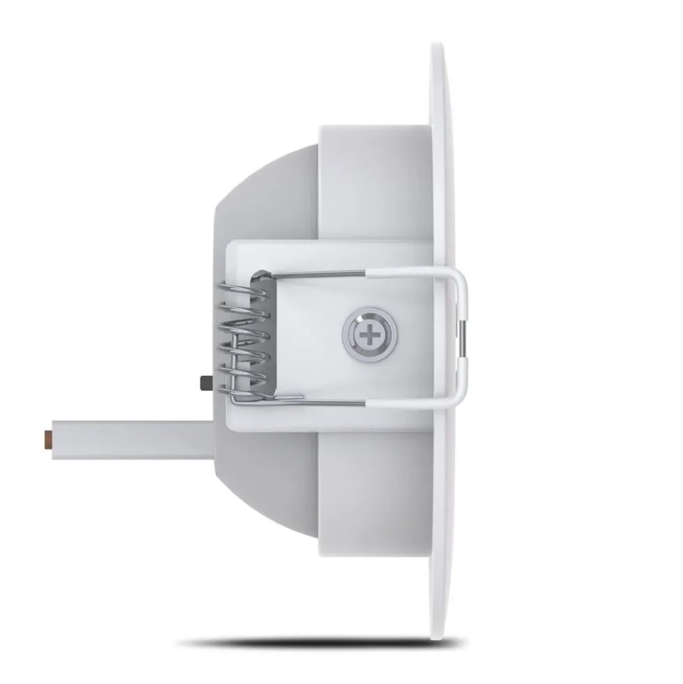 LED-Einbaustrahler - Weiß - 4W - 3CCT - 3000K/4000K/6500K - 480lm - IP44 - 80mm - Schwenkbar - Dimmbar | Ausschnittgröße 68mm
