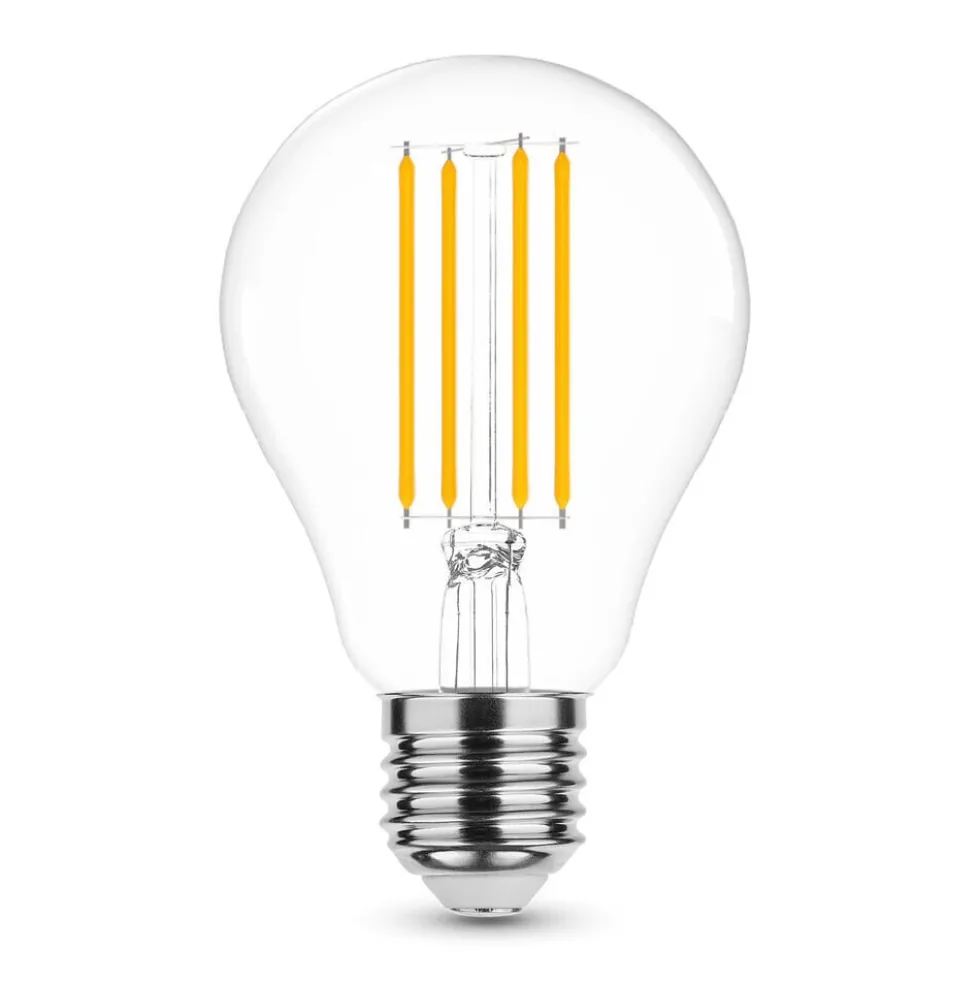 LED Fadenlampe - E27 A60 8W - 4000K Neutralweiß