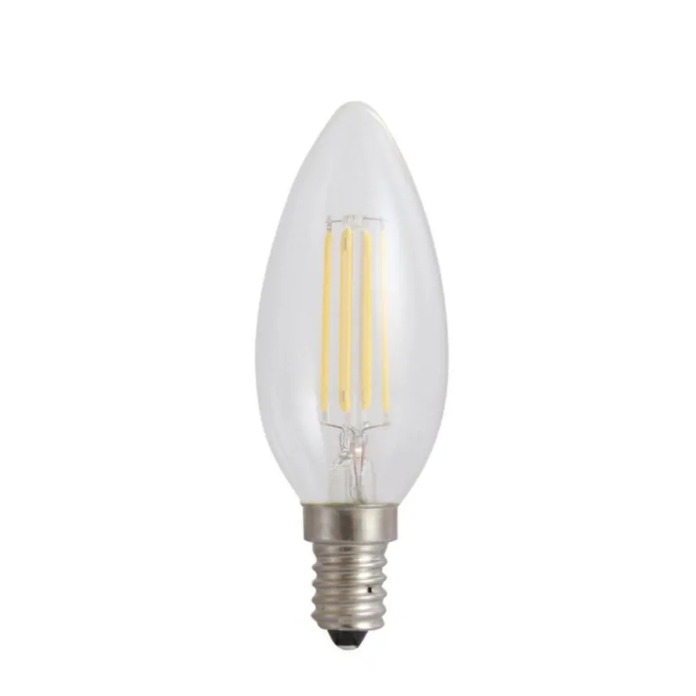 LED Fadenlampe E14 - C35 - 4W entspricht 40W - 2700K Warmweiß