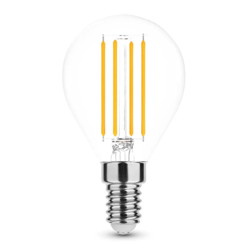 LED Fadenlampe - E14 G45 4W - 4000K Neutralweiß