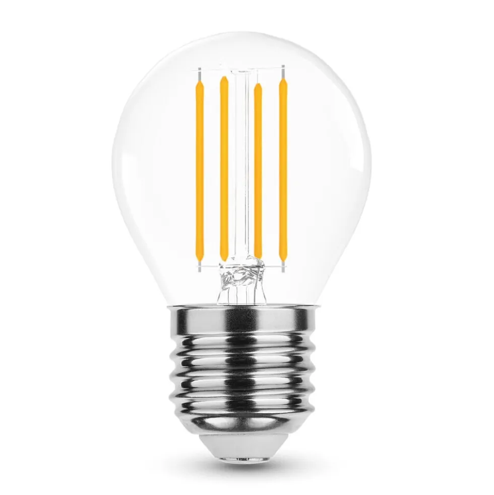 LED Fadenlampe - E27 G45 4W - 3000K Warmweiß