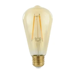 LED Fadenlampe E27 - ST64 - 2W entspricht 25W - 2500K extra Warmweiß - groß