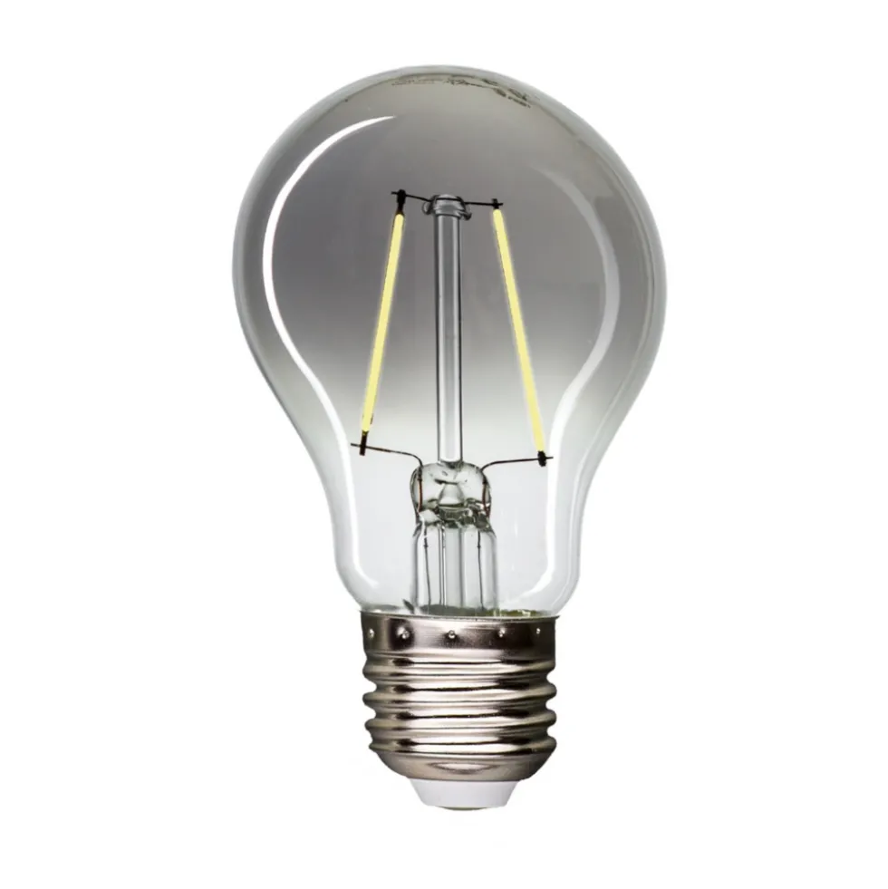 LED Fadenlampe Smoked glass E27 - A60 - 2W - 4000K Neutralweiß