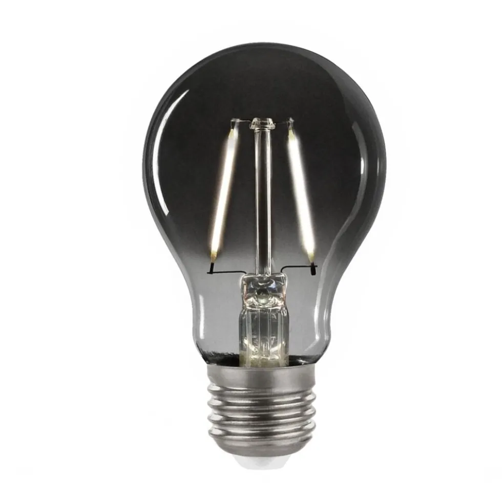 LED Fadenlampe Smoked glass E27 - A60 - 2W - 4000K Neutralweiß