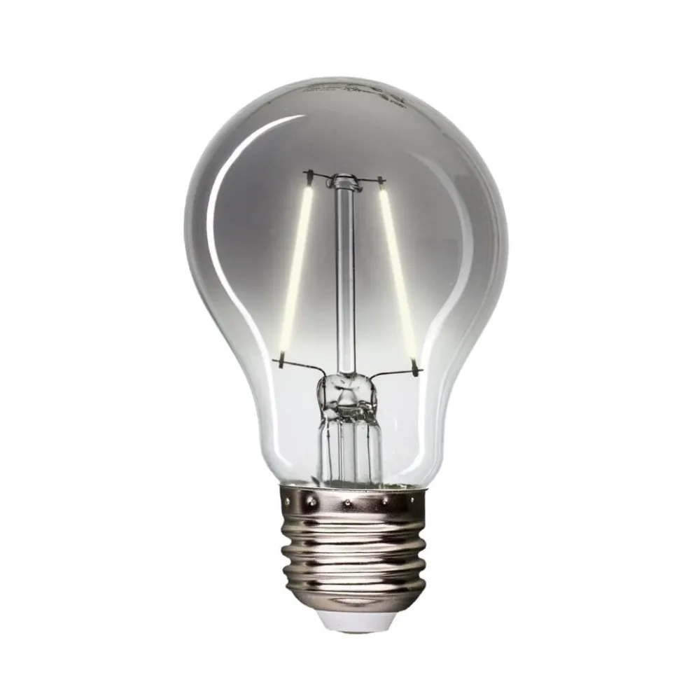 LED Fadenlampe Smoked glass E27 - A60 - 2W - 4000K Neutralweiß