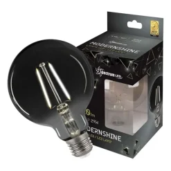 LED Fadenlampe Smoked glass E27 - G125 - 4,5W - 4000K Neutralweiß - XL Glaskolben