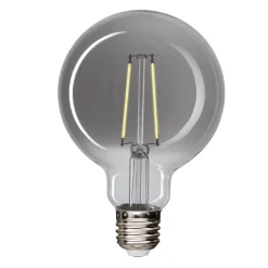 LED Fadenlampe Smoked glass E27 - G125 - 4,5W - 4000K Neutralweiß - XL Glaskolben