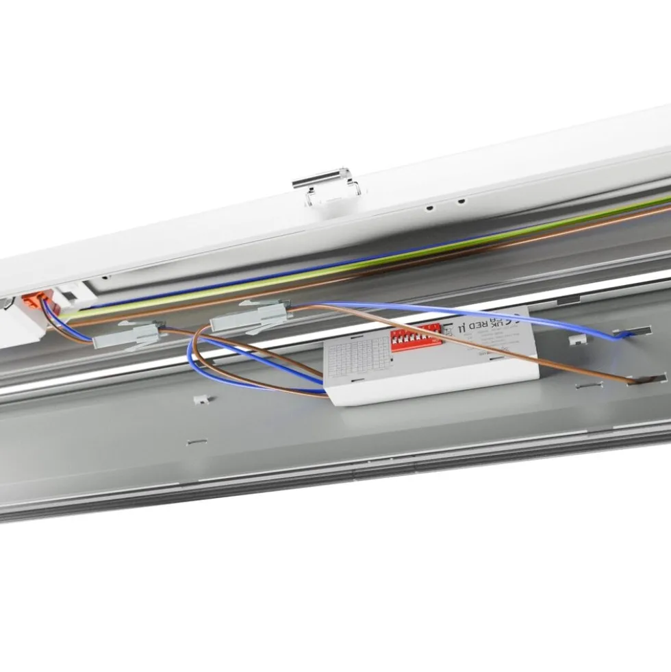 LED Feuchtraumleuchte IP66 – 40-80W 6000-13200Lm – 865 Tageslichtweiß | 150cm – Multi Lumen Einstellbar – IK10 – Limea Pro Hermetic