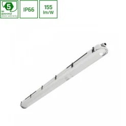 LED Feuchtraumleuchte IP66 – 10-40W 3000-6200Lm – 865 Tageslichtweiß | 120cm – Multi Lumen Einstellbar – IK10 – Limea Pro