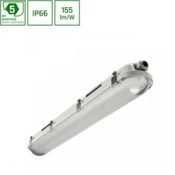 LED Feuchtraumleuchte IP66 – 10-21W 1800-3150Lm – 840 Neutralweiß | 60cm – Multi Lumen Einstellbar – IK10 – Limea Pro Hermetic