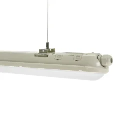 LED-Feuchtraumleuchte Wannenleuchte IP65 - 150cm - 52W 8892 Lumen - 4000K 840 Neutral Weiss | IK10 - Modulär Anschließbar Durchgangsverdrahtung