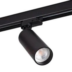 LED GU10 Schienenspot schwarz - 3-Fase universal - für 1 LED GU10 Spot