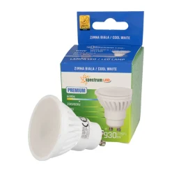 LED GU10 Spot - 10W entspricht 100W - 6400K Tageslichtweiß - Keramik