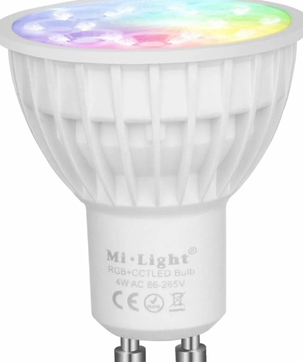 LED GU10 4W - RGB+CCT - per Mi-Light App steuerbar