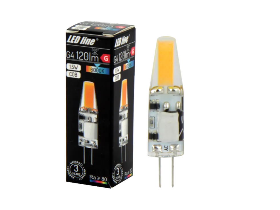 LED G4 - 1.5W entspricht 15W - 6000K Tageslichtweiß - 42x11mm