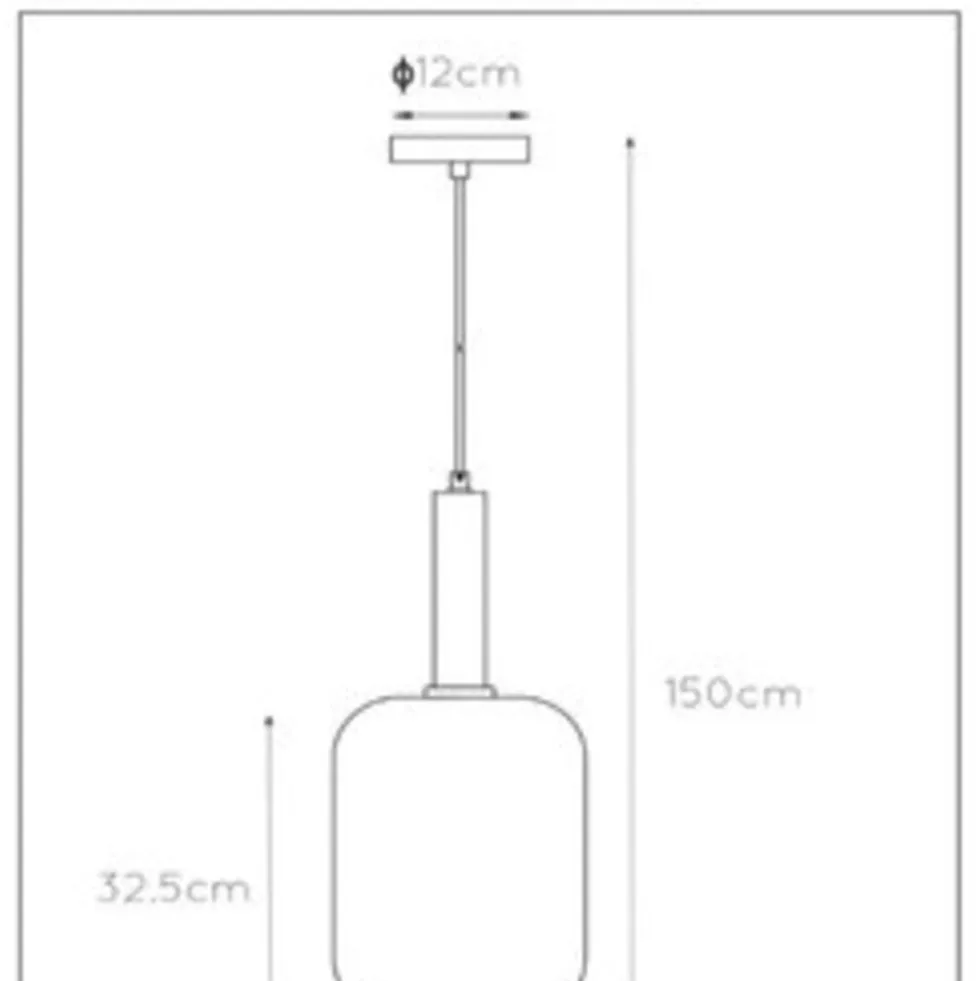 LED Hanglamp JOANET mat goud - E27 fitting - Fumé
