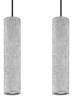 LED Hängeleuchte Beton LUVO - 2 x GU10 Fassung - exkl. LED's