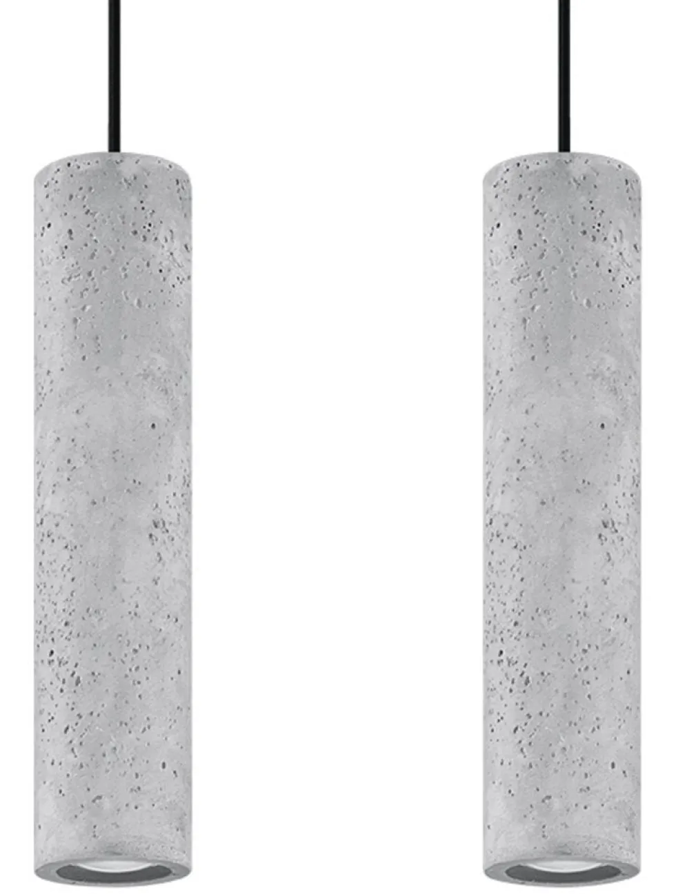 LED Hängeleuchte Beton LUVO - 2 x GU10 Fassung - exkl. LED's