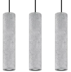 LED Hängeleuchte Beton LUVO - 3 x GU10 Fassung - exkl. LED's