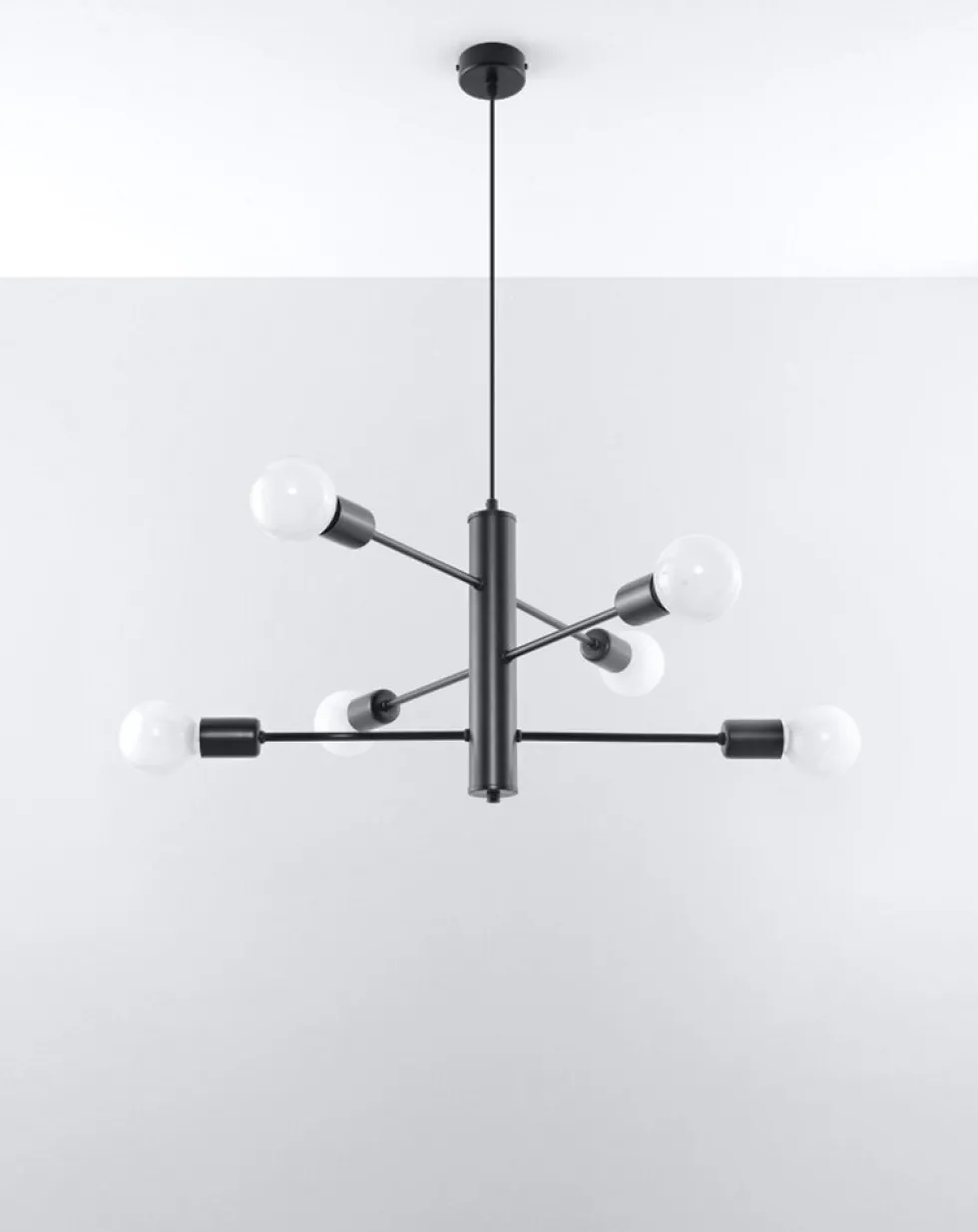 LED Hängeleuchte Kronleuchter modern DUOMO - 6 x E27 Fassung - exkl. LED's