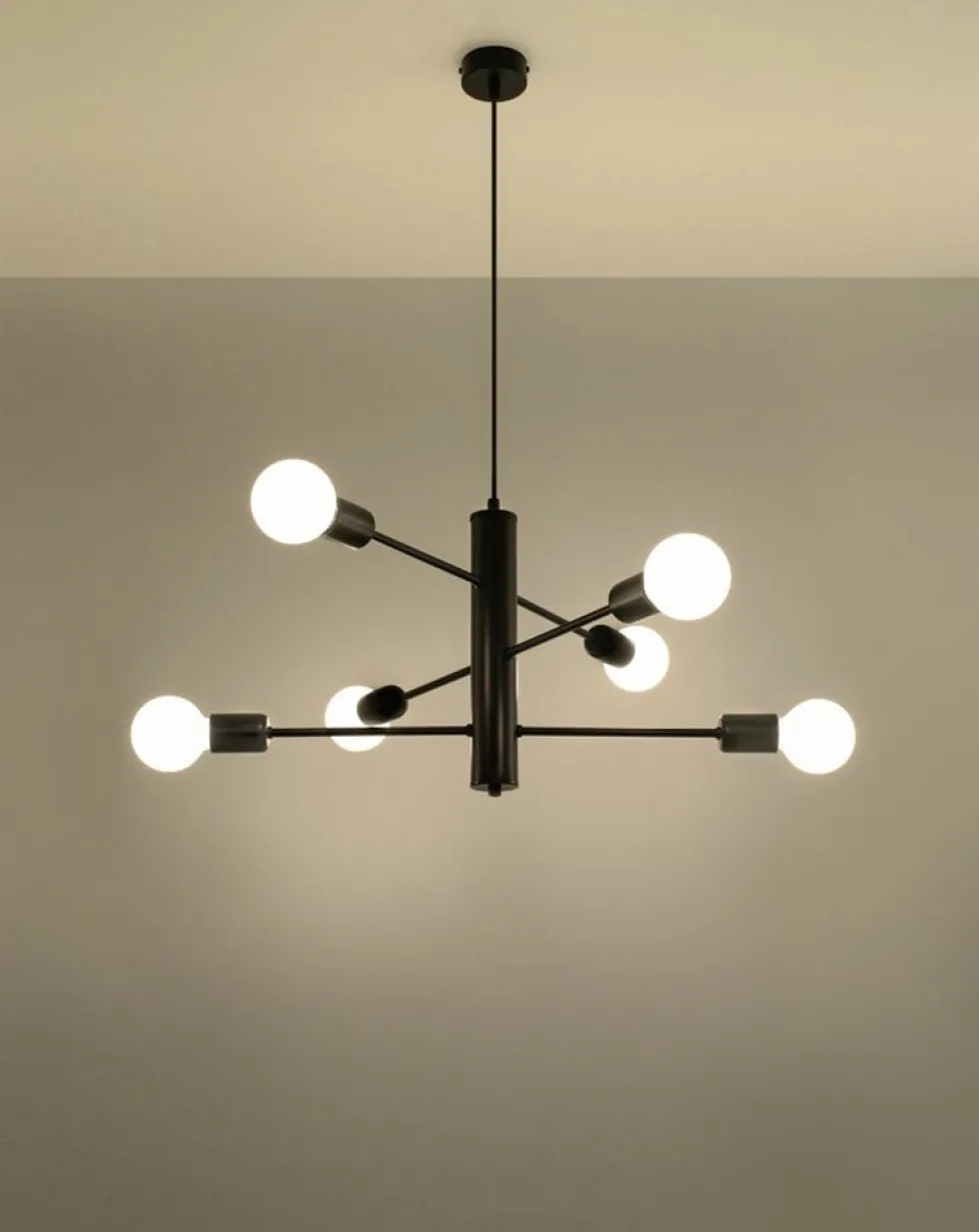 LED Hängeleuchte Kronleuchter modern DUOMO - 6 x E27 Fassung - exkl. LED's