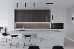 LED Hängeleuchte Mattschwarz LOOPEZ - 3 x GU10 Fassung - exkl. LED's