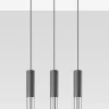 LED Hängeleuchte Schwarz Chrom LOOPEZ - 3 x GU10 Fassung - exkl. LED's