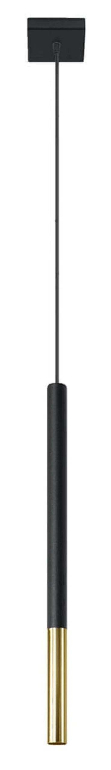 LED Hängeleuchte Schwarz Gold MOZAICA - 1 x G9 Fassung - exkl. LED's