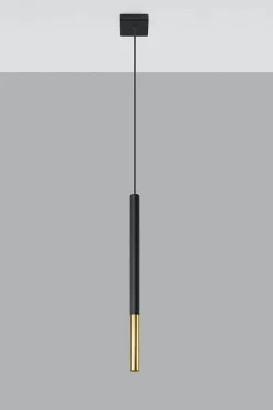 LED Hängeleuchte Schwarz Gold MOZAICA - 1 x G9 Fassung - exkl. LED's